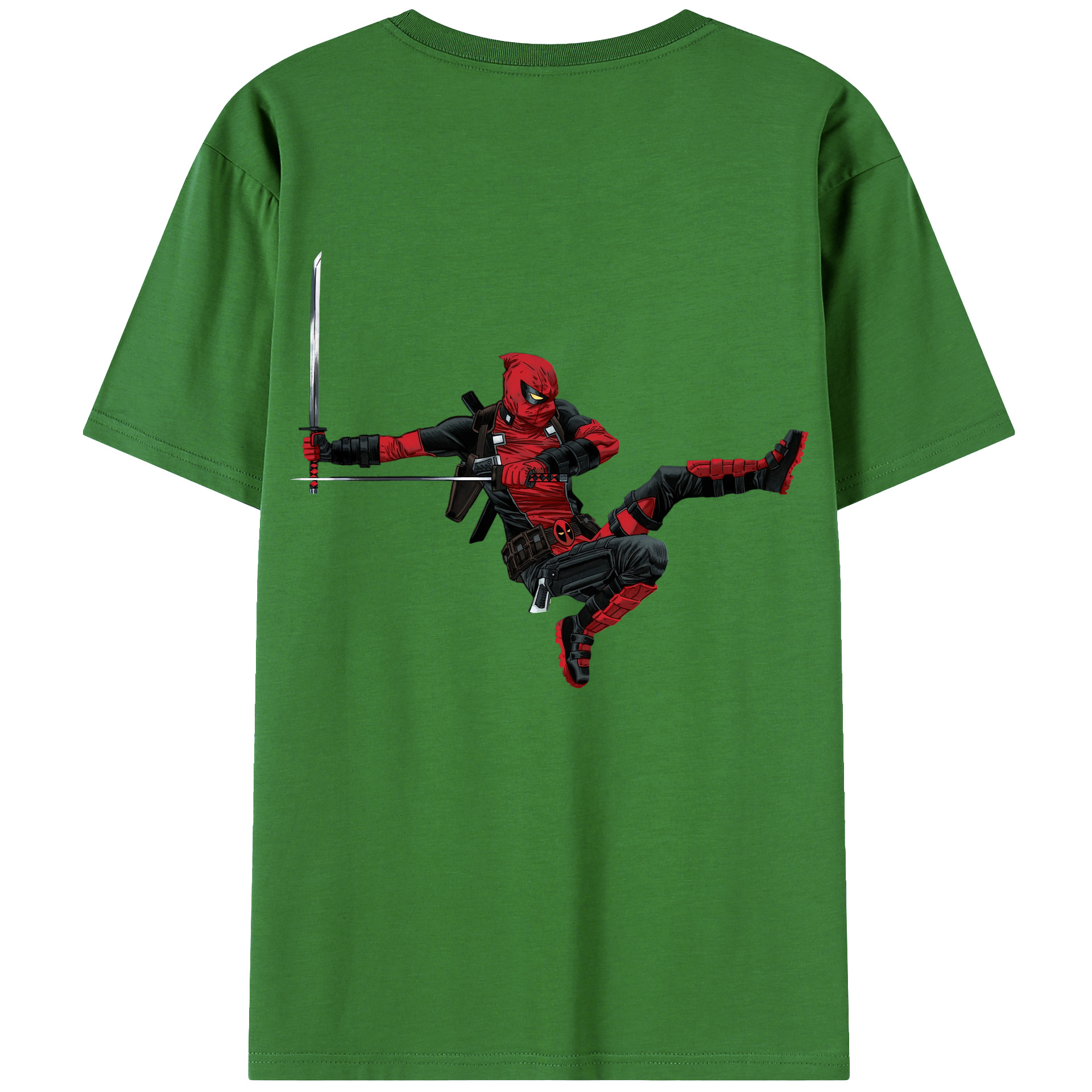 （画像用） Deadpool デッドプール レディース半袖Tシャツ(バックプリント)